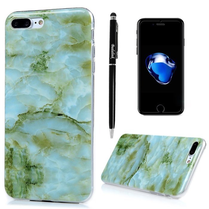 Badalink iPhone 7 Plus Case (5.5") Shockproof Drop Protection Soft TPU Bumper Protective Back Cover Flexible Colorful... N7