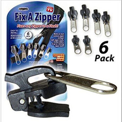 Hot Sell TV 6Pcs Fix A Zipper Zip Slider Rescue Instant Repair Kit Replacement N4