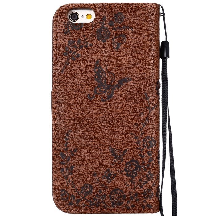 iPhone 7 Case,iPhone 7 Wallet Case,Phezen Serect Garden Series Butterfly Flower Bling Diamod Inlaid PU Leather... N7