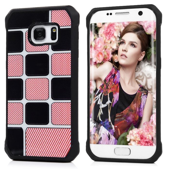 Galaxy S7 Case,Samsung Galaxy S7 Case - Shockproof TPU Gel Frame Bumper + Hard PC Back Shell Hybrid Case Scratch-Resistant... N59