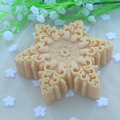 Y&XL&H Snowflakes Shape Soap Mold Fondant Cake Chocolate Silicone Mold, Decoration Tools Bakeware
