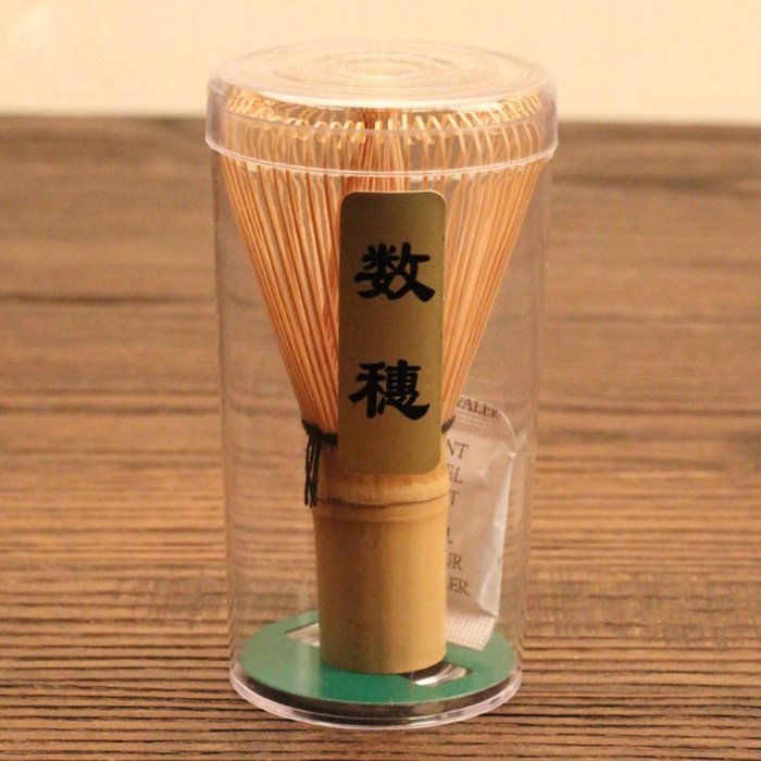 1xTea Ceremony Accessory Bamboo Whisk Matcha Green Tea Chasen 4 Kinds Prongs - Bamboo, 45-50Prongs N5