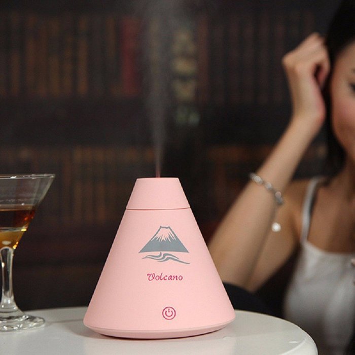 Aroma Diffuser,EIVOTOR 160 ml Volcano USB Mini Air Humidifier Cool-mist Touch Sensitive Switch With Color LED... N10