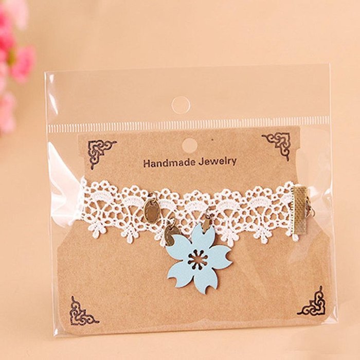 Susenstone&reg; Lace Women Anklet Cherry Blossoms Clothing Accessories N6