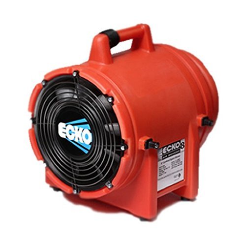 Euramco Safety 8" Portable Ventilation Fan, 1/3 Hp, 980 Cfm N2