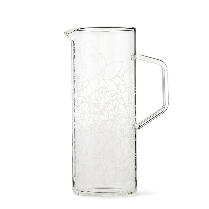 Poinsettia Glass Pitcher by Teavana