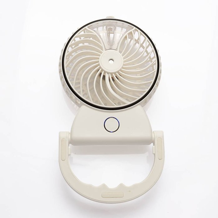 LEDMO Mini Misting Cooling Desktop Fan, 4-inch Vanes 3 Speeds Portable Mini USB Rechargeable, cooling fan, rechargeable... N5