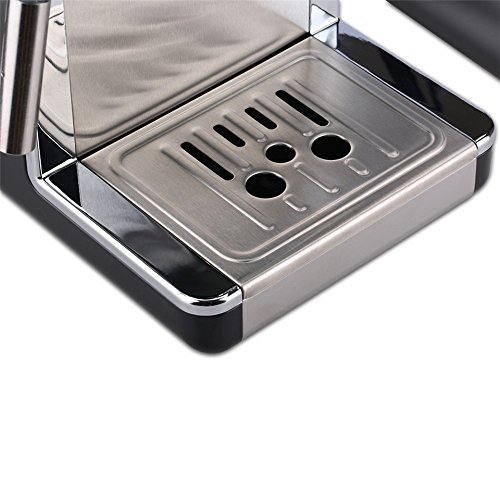 4-Cup 800W 3.5bar Mini Steam Espresso Office Coffee Maker Stainless Steel Coffee Machine For Home Use Ship from... N3