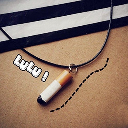 Women Lady Harajuku retro Cigarette Pendant Choker Punk Novelty Necklace New