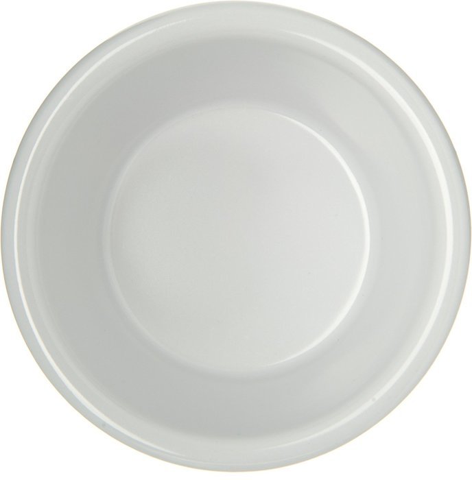 Carlisle S28202 Melamine Fluted Ramekin, 3-Ounce Capacity, 1.43" Height, White (Case of 48)