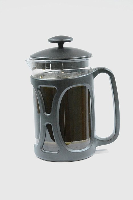 Groovy Peppers, French Coffee Press, Heat-proof Glass & plastic, 27ounce (6 cups) Black