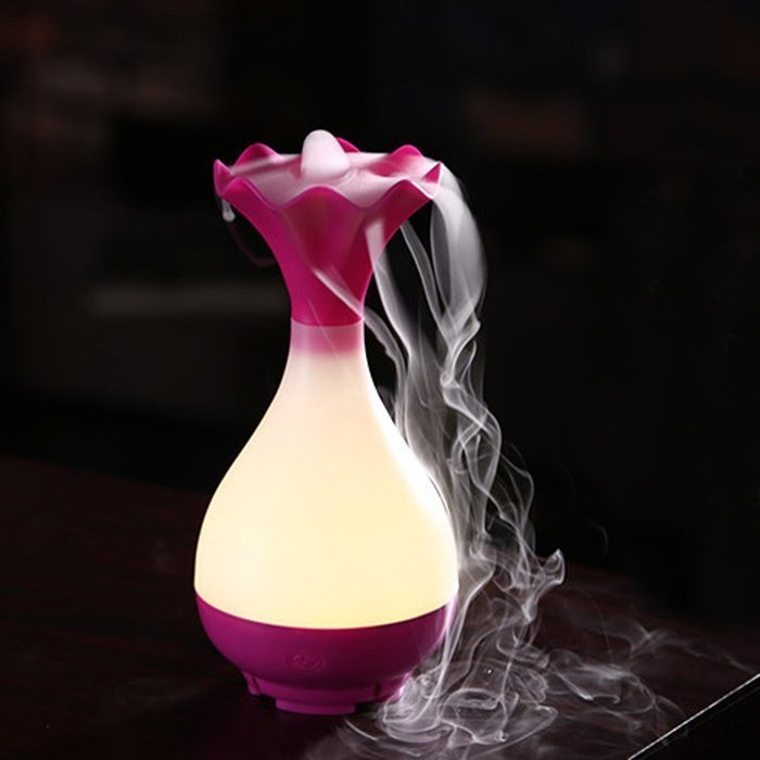 Essential Oil Diffuser, SUNTA Colorful 95ml Aromatherapy Diffuser Portable Ultrasonic Aroma Humidifier LED Lamps... N13