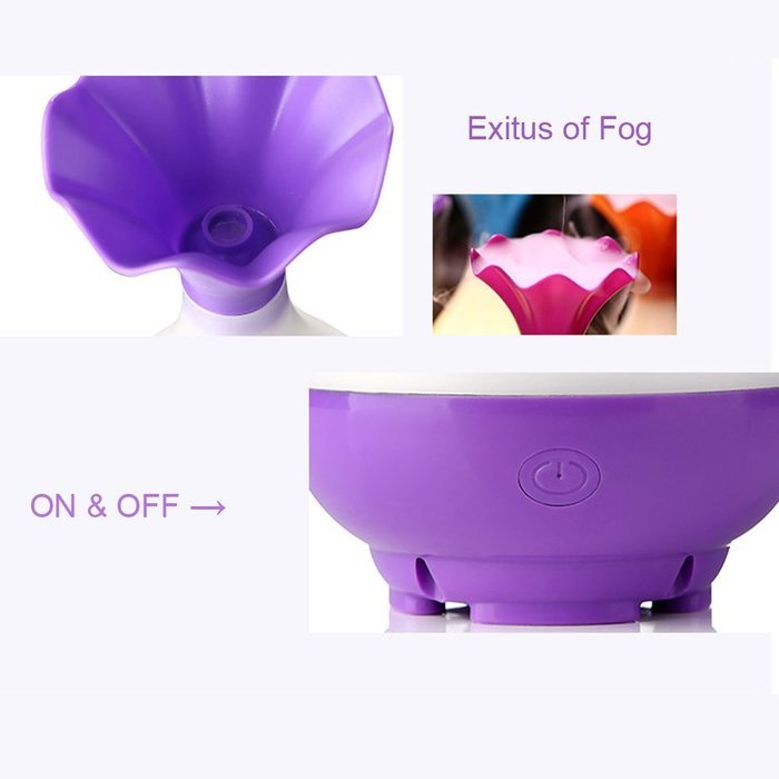 Essential Oil Diffuser, SUNTA Colorful 95ml Aromatherapy Diffuser Portable Ultrasonic Aroma Humidifier LED Lamps... N14