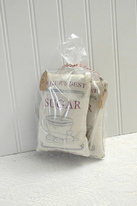 Primitive feed sacks pillow tucks bowl filler N3