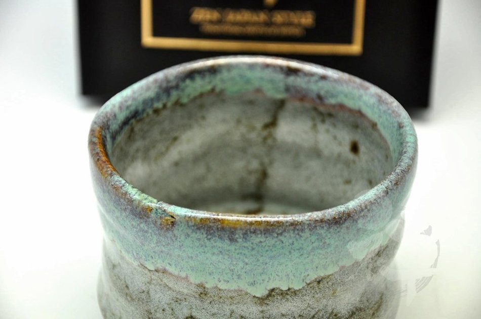 Japanese Mino Yaki ware Matcha Bowl Green Tea 10.7 / 10.7 / 8cm (4.2 / 4.2 / 3.1inch)[7322]