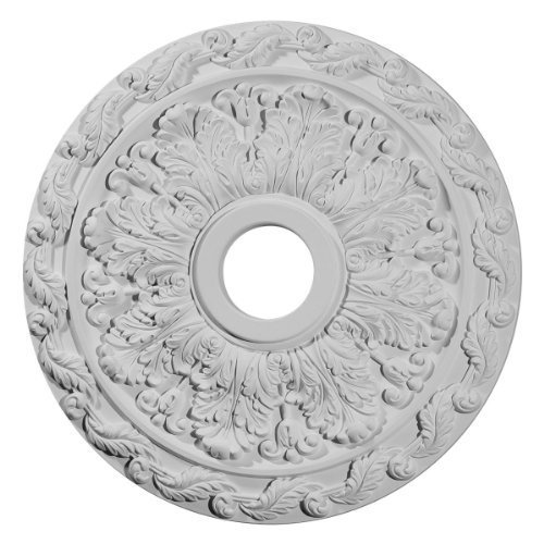 Ekena Millwork CM19SP 19 7/8-Inch OD x 3 5/8-Inch ID x 1 1/4-Inch P Spring Leaf Ceiling Medallion by Ekena Millwork