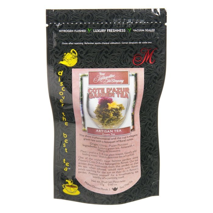Metropolitan Tea Discovery Artisan Flowering Tea Pack, Cote D'azur