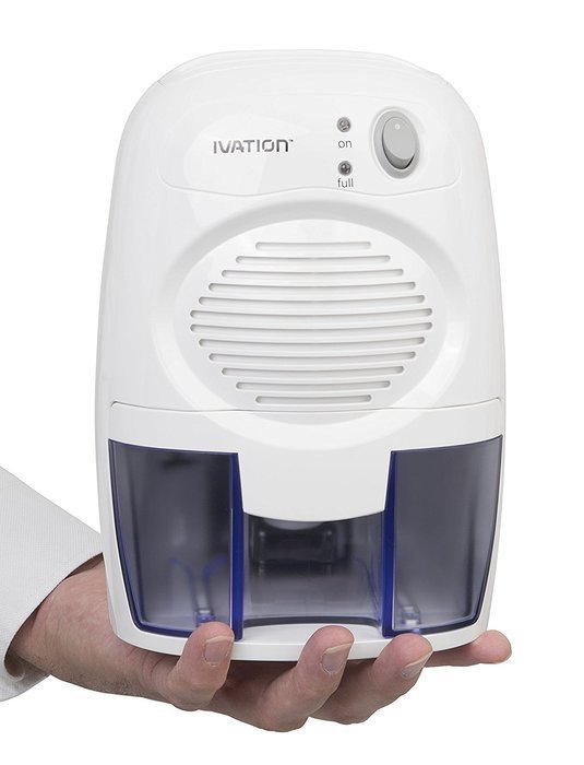 Ivation IVADM10 Powerful Small-Size Thermo-Electric Dehumidifier - for Smaller Room, Cupboard, Basement, Attic... N2