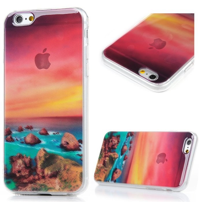 iPhone 6S Plus Case,iPhone 6 Plus Case (5.5") - Scenery Series Slim Fit Shock-absorption Soft TPU Rubber Skin... N19