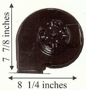 St Croix 80P20001-R Pellet Stove: Combustion/exhaust Blower Fan