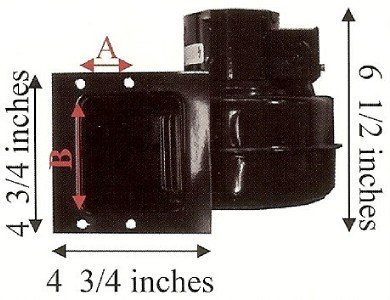 St Croix 80P20001-R Pellet Stove: Combustion/exhaust Blower Fan N2