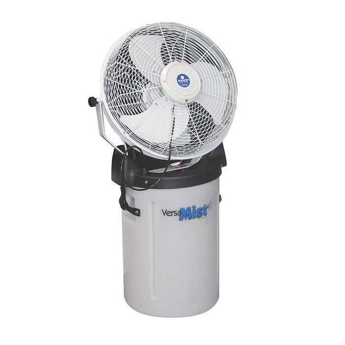 Schaefer Ventilation - GPVM18 - 18 Commercial Pedestal-Mounted Non-Oscillating Misting Air Circulator