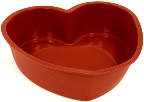 World Cuisine Silicone Nonstick Baking Mold, Heart