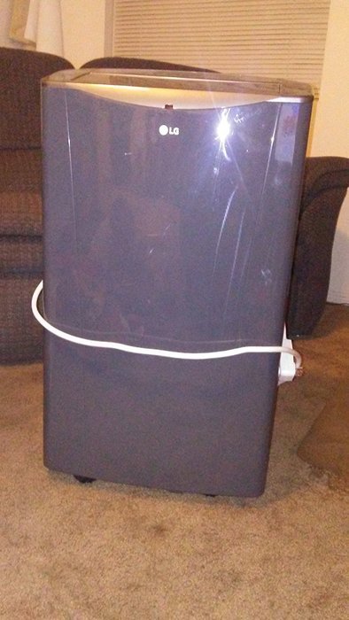 LG LP1415GXR Portable Air Conditioner, 115V Cooling Only & Dehumidifier w/Remote - 14,000 BTU