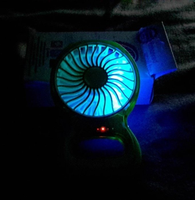 Winkeyes Small Fan Cooling Fan Mini USB Fan 3 Speeds Rechargeable Fan Portable Fan Desk Fan HandHeld Fan with... N5