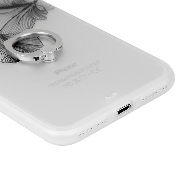 Badalink iPhone 7 Plus Case (5.5") 360 Degree Rotating Ring Holder Kickstand Shockproof Soft TPU Bumper Frame... N13