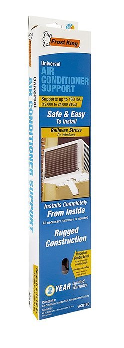 Frost King ACB160H Heavy Duty Steel Air Conditioner Support Brackets, Holds up to 160lbs