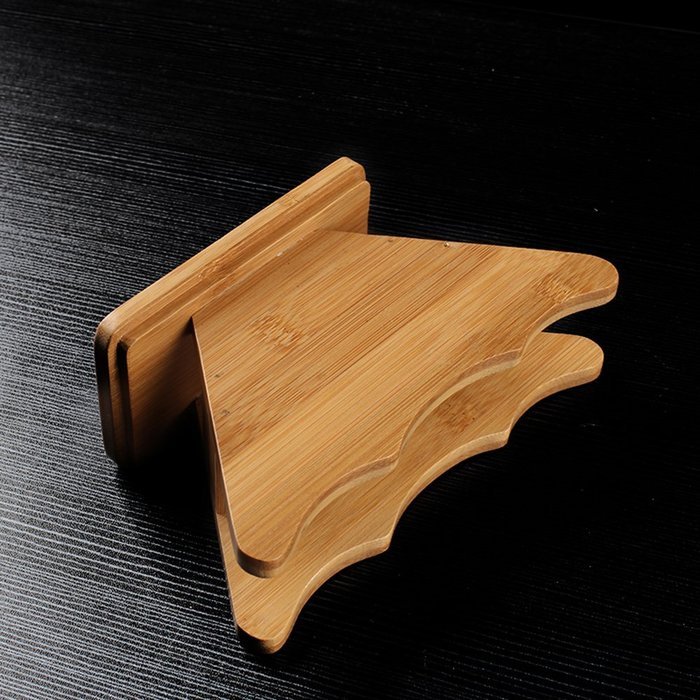 MyLifeUNIT Coffee Filter Holder, Renewable Resource Bamboo Coffee Filter Dispenser