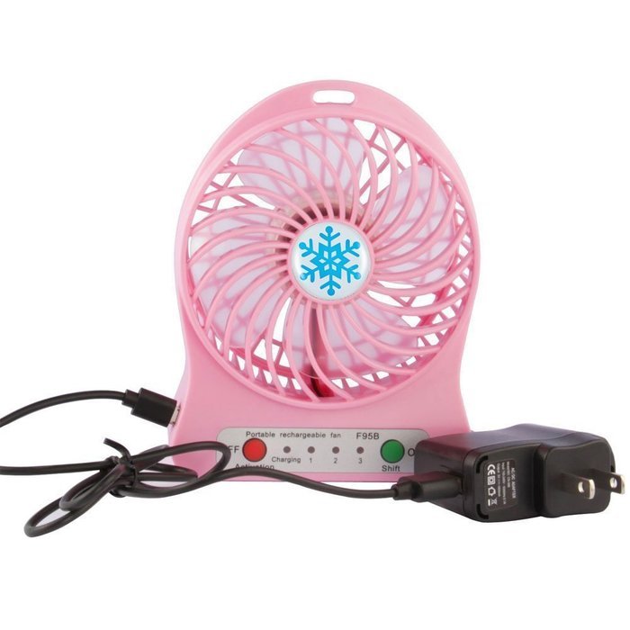 Small Portable Fan Battery Operated Rechargeable Usb Personal 3 Speed Mini Table Fan Electric Battery Powered... N12