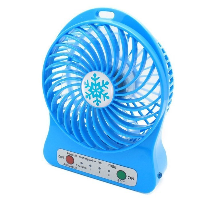 Small Portable Fan Battery Operated Rechargeable Usb Personal 3 Speed Mini Table Fan Electric Battery Powered... N14