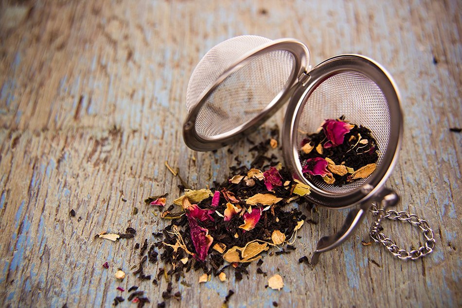HIC Snap Mesh Tea Ball Infuser, 18/8 Stainless Steel, Carded