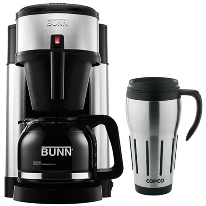 Bunn NHS 10-Cup Generations Home Coffee Brewer w/ 24oz. Big Joe Thermal Mug