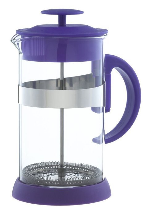 Grosche Zurich Glass French Press Small (350ml - 11.8oz) Purple N3