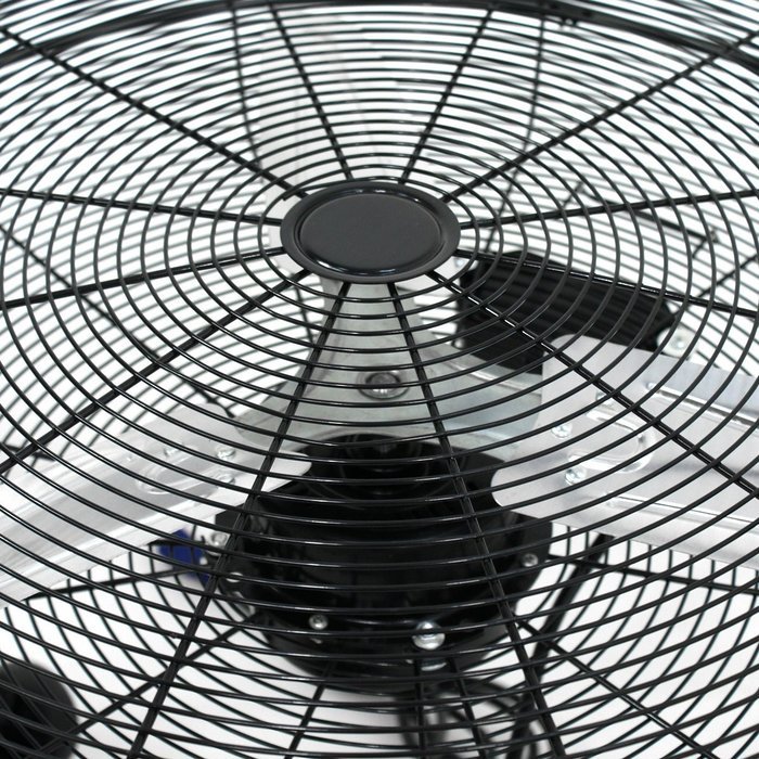 Super Deal 24" Inch Heavy Duty Rolling High Velocity Drum Floor Fan Office Industrial Garage 3 Speed (Black) N3