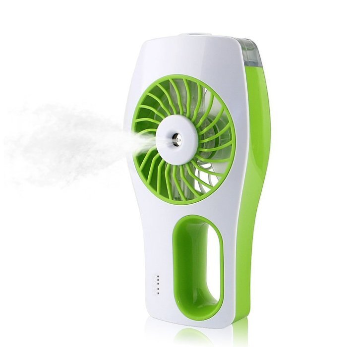 Monilon Mini Misting Fan Portable Cooling Humidifier USB Rechargeable Hydrating Fan with Built-in Battery Air... N5