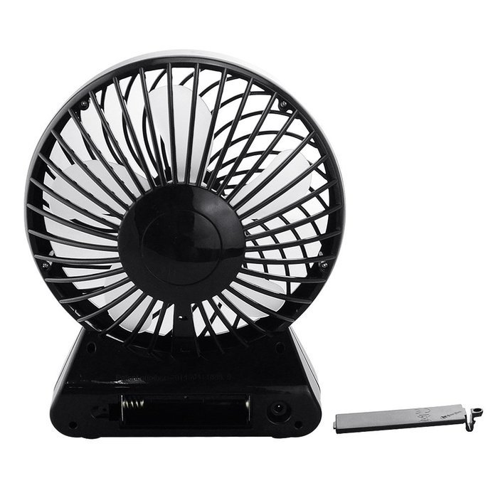 Touchshop Portable USB Rechargeble Desktop/Handhold Fan 5 Blades ...