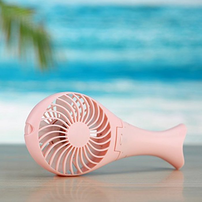 Misula Unique Mermaid Design 180 Degree Rotation Rechargeable Battery Portable Foldable Handheld Mini USB Labtop... N6