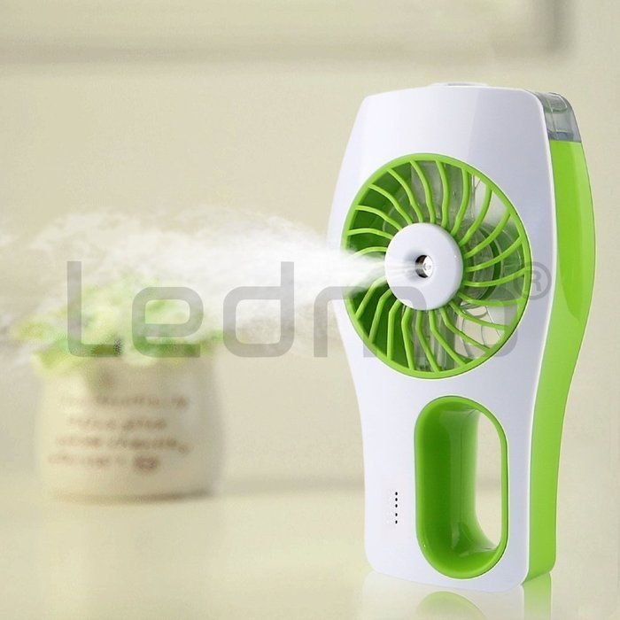 LEDMO Handheld Mini Misting Cooling Fan with USB Rechargeable, Blue N10