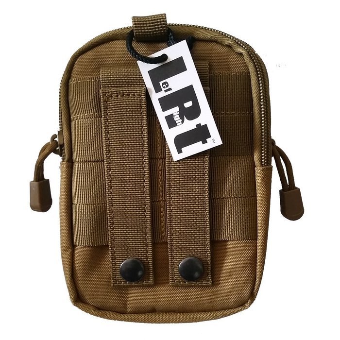 LefRight Nylon Tough Duty Military Tactical Molle EDC Compatible Universal Security Pack Casual Waist Bag, Coyote... N3