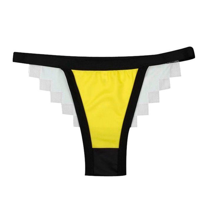 Underwear, PHOTNO Women Bikini Swimwear Bathing Beach Thong Ruched Scrunch Bottom N3
