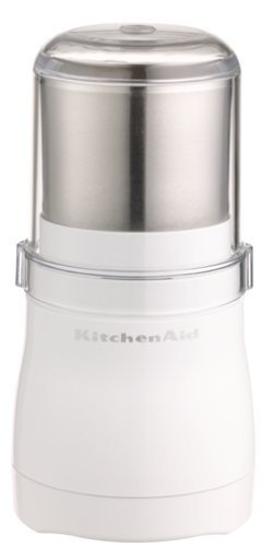 KitchenAid BCG100WH Blade Coffee Grinder, White