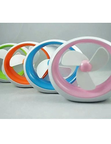 LBLI Novelty USB Mini Fan Dot shape Air Cooler (Assorted Color) , yellow JIAJU-YONGPING #0641 N4