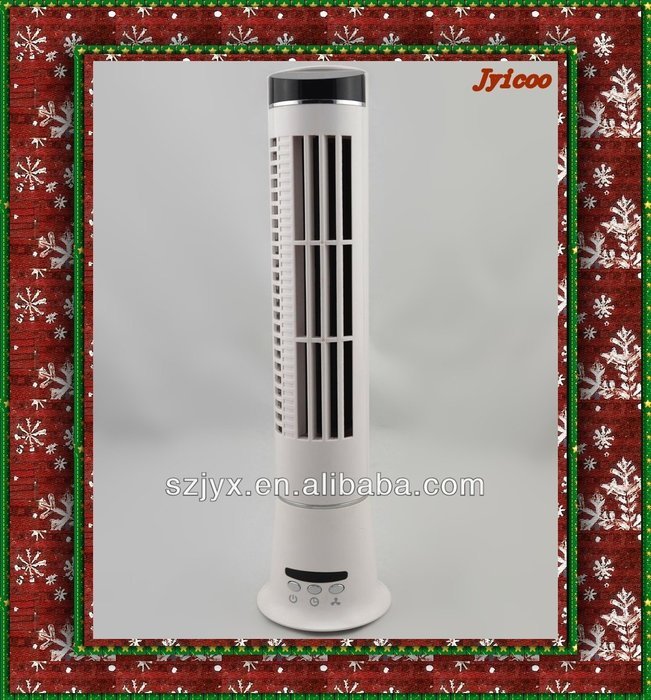 JY502D super mute leafless ABS plastic brushless timing function USB battery mini table desktop rechargable tower... N2