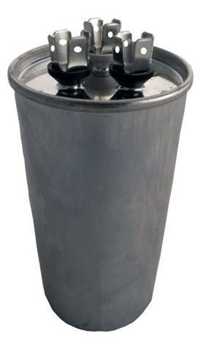 RUN CAPACITOR, 45 + 7.5 MFD, 440 VOLTS , ROUND - SEALED UNIT