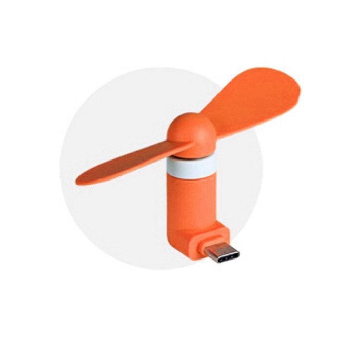 BESSKY Mini Portable Type-C Mobile Phone Cooling Fan For Google Nexus 5X/Huawei P9/ Oneplus 2 (Black) N13