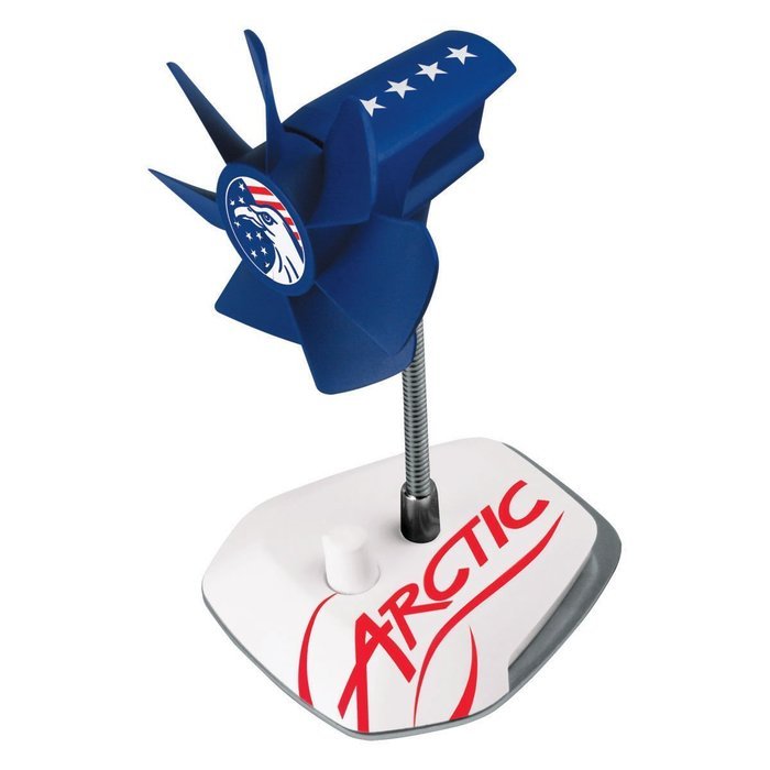 ARCTIC Breeze Pro, USB-Powered 92mm Desktop Fan, Adjustable Fan Speed and Blowing Angle, 4-Port USB Data Hub -... N13
